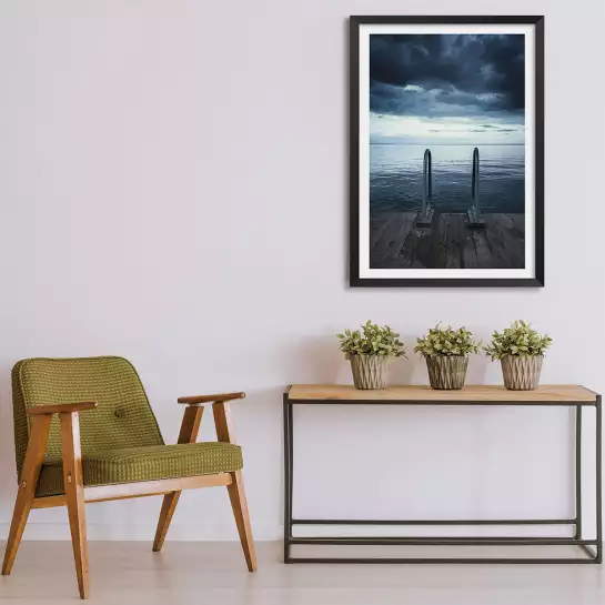 Moody jetty - affiche bord de mer