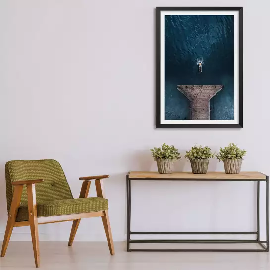 Jump - affiche bord de mer