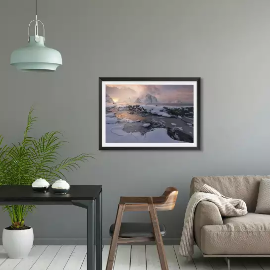 Hiver arctique - affiche paysage