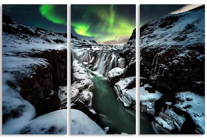 Gullfoss - paysage hiver