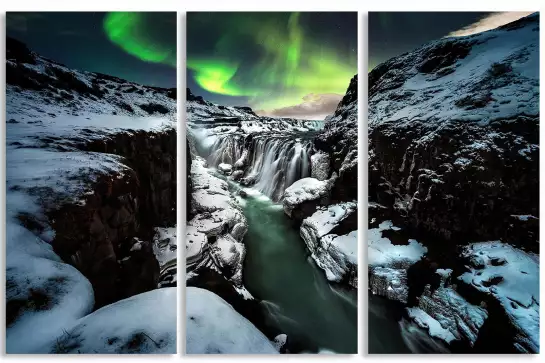 Gullfoss - paysage hiver