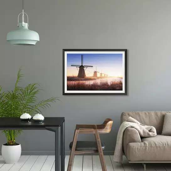 Kinderdijk - paysages d'été