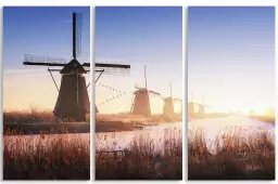 Kinderdijk - paysages d'été