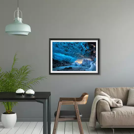 Grotte de cristal - paysage hiver
