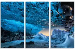 Grotte de cristal - paysage hiver