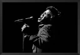 James Brown à l' Olympia en 1967 - affiche chanteur