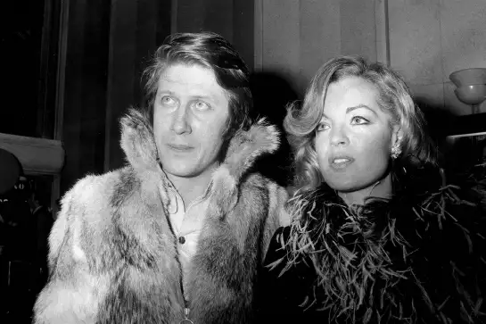 Romy Schneider et Jacques Dutronc en 1968 - affiche acteurs et actrices celebres