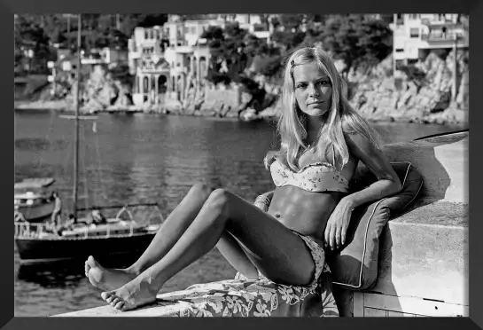 France Gall en vacances sur la Côte d' Azur - poster de célébrités