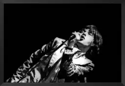 Mick Jagger sur la scène de l' Olympia en 1967 - affiche chanteur