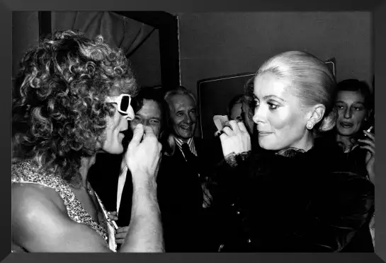 Photo de Catherine Deneuve et Michel Polnareff en 1972 - affiche chanteur