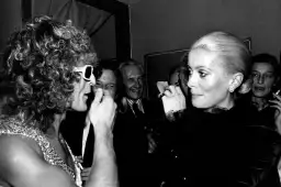 Photo de Catherine Deneuve et Michel Polnareff en 1972 - affiche chanteur