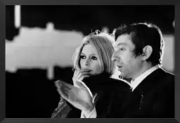 Photo de Brigitte Bardot et Serge Gainsbourg - affiche acteurs et actrices celebres