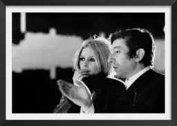 Photo de Brigitte Bardot et Serge Gainsbourg - affiche acteurs et actrices celebres