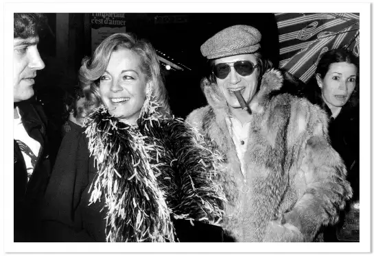 Photo de première avec Romy Schneider - affiche acteurs et actrices celebres