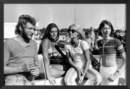 Johnny Hallyday à Saint Raphael le 22 août 1969 - poster de célébrités