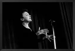 Edith Piaf sur scène en 1959 - photos noir et blanc célébrités