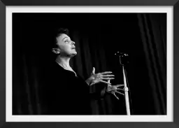 Edith Piaf sur scène en 1959 - photos noir et blanc célébrités