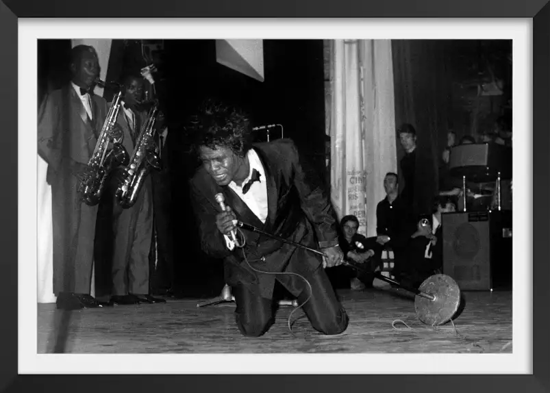 James Brown sur scène en 1967 - affiche chanteur