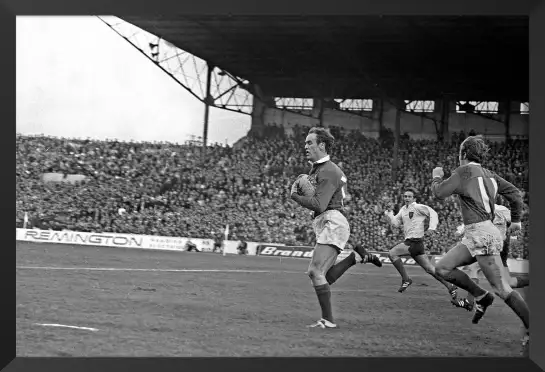 Match de rugby France Irelande en 1970 - affiche de sport