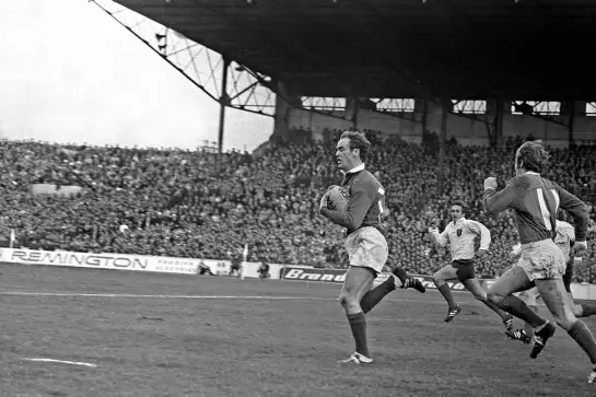 Match de rugby France Irelande en 1970 - affiche de sport