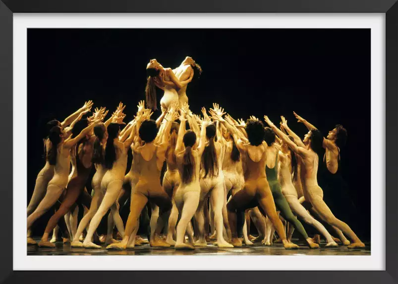 Ballet de Maurice Bejart Le sacre du printemps - poster danse classique