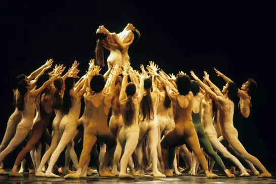 Ballet de Maurice Bejart Le sacre du printemps - poster danse classique