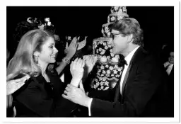 Yves Saint Laurent et Catherine Deneuve en 1982 - photos noir et blanc célébrités