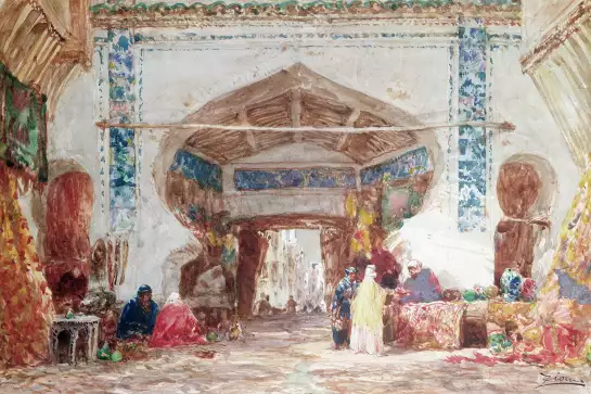 Le bazar de Constantinople - tableau célèbre