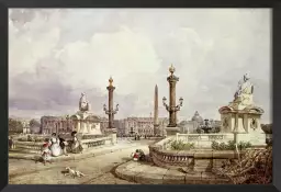 La Concorde en 1837 - tableau célèbre