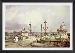 La Concorde en 1837 - tableau célèbre