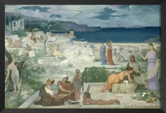 La colonie grecque à Marseille par Puvis de Chavannes en 1869 - tableau célèbre