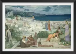 La colonie grecque à Marseille par Puvis de Chavannes en 1869 - tableau célèbre