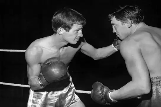 Jean Paul Belmondo et Maurice Auzel - photo de cinema