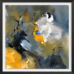 Art de gris - tableau coloré abstrait