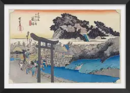 Fujisawa d'Utagawa peint en 1804 - reproduction tableau