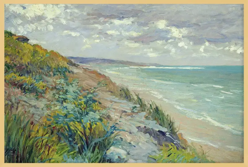 Tableau Impression Sur Toile « Villas à Trouville » De Gustave Caillebotte - Reproduction Neuve