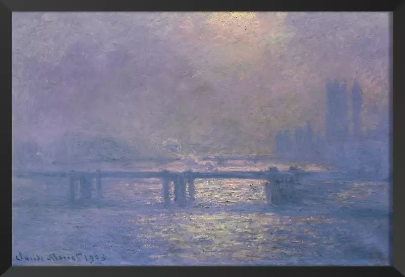 Londres par Claude Monet en 1903 - reproduction tableau