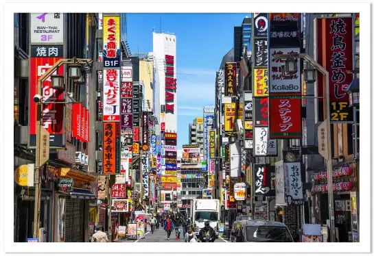 Tokyo sun - tableau villes du monde