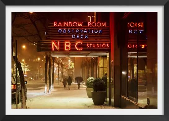 Nbc studio - affiche new york