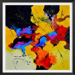 Art soleil - poster art abstrait