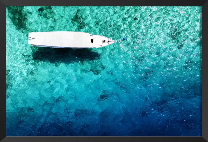 Entre mer et ocean - affiche mer et plage