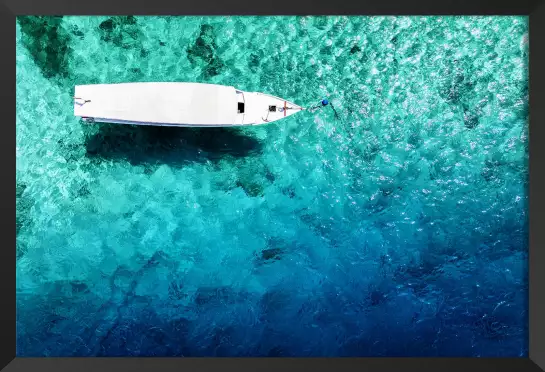 Entre mer et ocean - affiche mer et plage