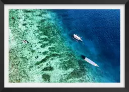 Coraux et abysse - affiche mer et plage