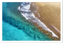 Sandy blue - affiche paysage mer