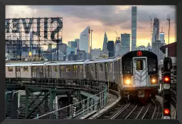 Tramway vers NY - poster new york