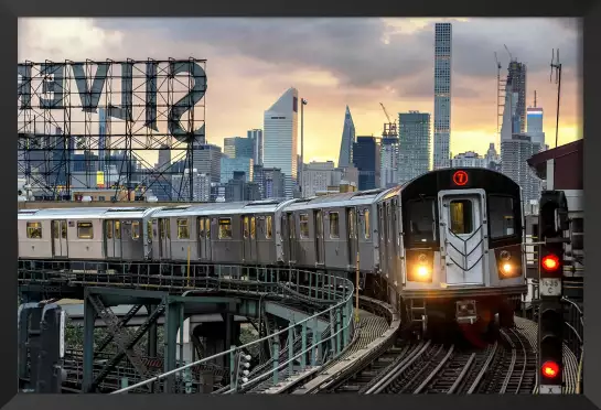 Tramway vers NY - poster new york