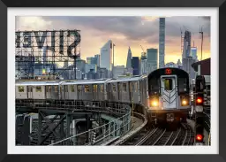 Tramway vers NY - poster new york