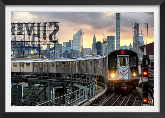 Tramway vers NY - poster new york