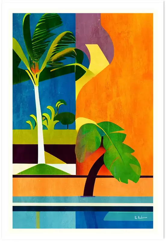 Le cocotier- affiches palmiers