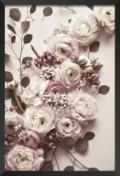 Bouquet de mariée - affiche de fleurs